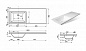 Комплект мебели для ванной комнаты подвесной Эстет Dallas Luxe 1200х482, 1ящик, левосторонний