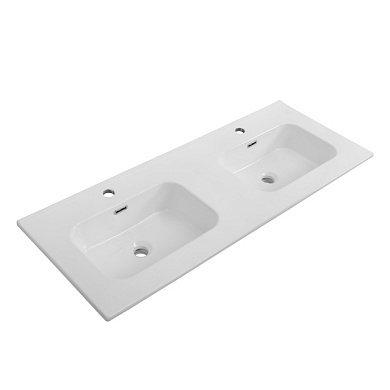 Раковина керамическая с двумя чашами CEZARES 120 см, CZR-8095-120-2
