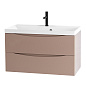 Тумба с раковиной подвесная BelBagno Marino 800, Capucino Lucido, 800x450x500, MARINO-800-2C-SO-CL-P/BB800/450-LV-MR-AST