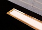 Душевой лоток Pestan Confluo Premium White Glass Line 550 Gold 13100090