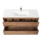 Тумба с раковиной подвесная Belbagno KRAFT 1200, Rovere Tabacco, 1210х460х515, KRAFT-1200-2C-SO-RT/BB1200ETL