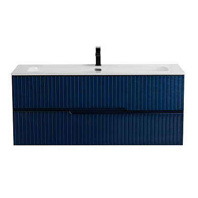 DUET-N Тумба под раковину подвесная с двумя выкатными ящиками, Sapfiro 1200x457x500, DUET-N-1200-2C-SO-SPF-P