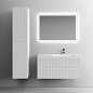 Тумба с керамической раковиной подвесная правосторонняя, SANCOS Snob T, 100 см Bianco SNT100RW+CN7015