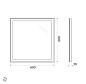Зеркало BelBagno SPC-GRT-600-600-LED-BTN