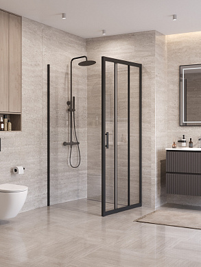 Душевой уголок BelBagno UNO-195-AHF-31-90/100-C-NERO