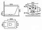 Унитаз подвесной BelBagno ARDENTE-C BB3202CHR-MB+BB3202SC-MB + Система инсталляции для унитазов BelBagno BB002-80 с кнопкой смыва BB007-PR-NERO.M