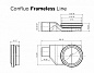 Душевой лоток Pestan Confluo Frameless Line 950 White Glass 13701216