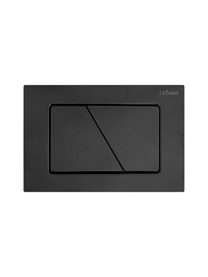 Кнопка смыва CEZARES ДУЭТ (DUET) CZR-210H-NOP, черный матовый