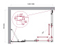 Душевой уголок BelBagno LUCE-AH-21-105/80-C-Cr