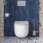 Унитаз подвесной безободковый с сиденьем и смывом ТОРНАДО BelBagno SOFT-TOR BB084CH-TOR/SC
