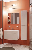 Комплект мебели для ванной комнаты подвесной Эстет Kare Luxe 800х450, 1 ящик