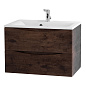 Тумба с раковиной подвесная BelBagno Marino 650 Rovere Moro, 650x450x530, MARINO-650-2C-SO-RW-P/BB650/450-LV-MR-PR