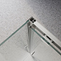 Душевой уголок BelBagno LUCE-AH-1-110/80-C-Cr прозрачное стекло, профиль хром