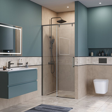 Душевая дверь в нишу BELBAGNO SOFT_CLOSE-1-BF-1-120-C-GM