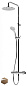 Душевая стойка Cezares LEAF-CDA-25-L-SS