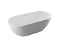 Ванна из искусственного камня Solid Surface 1700x800x575, BELBAGNO BB-ETNA-170-80-58-SSB белая матовая