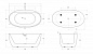 ВАННА АКРИЛОВАЯ ОТДЕЛЬНОСТОЯЩАЯ BELBAGNO BB404