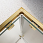 Душевой уголок BelBagno LUCE-A-2-90-P-ORO рифленое стекло, профиль глянцевое золото