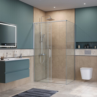 Душевой уголок BELBAGNO SOFT_CLOSE-1-AH-1-130/80-C-Cr