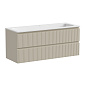 Snob T База под раковину подвесная с двумя выкатными ящиками, 1195х445х500 Beige Soft SNT120CE