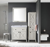 Комплект мебели для ванной комнаты напольный ASB-Woodline Монте 80 см