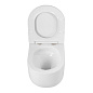 Унитаз подвесной безободковый с сиденьем и смывом ТОРНАДО BelBagno SOFT-TOR BB084CH-TOR/SC