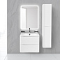 Тумба подвесная с раковиной из литьевого мрамора BelBagno ACQUA 60 Bianco Lucido