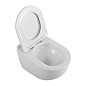 Унитаз подвесной безободковый с сиденьем и смывом ТОРНАДО BelBagno SENSO-TOR BB017CH-TOR/SC