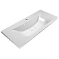 Тумба с раковиной подвесная Belbagno MARINO-H60 110, Bianco Lucido, MARINO-H60-1100-2C-SO-BL-P / BB1100/450-LV-MR-PR