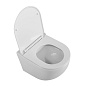 Унитаз подвесной безободковый с сиденьем BelBagno UNO BB3105CHR/SC