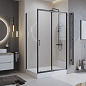 Душевой уголок BelBagno UNO-195-AH-1-120/90-C-NERO