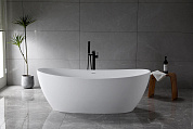 Ванна из искусственного камня Solid Surface 1800x850x635, BELBAGNO BB-UNIQUE-180-85-64-SSB белая матовая 