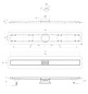 Душевой лоток BelBagno BB-LD-LUCE-80-BIANCO