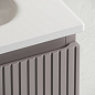 Тумба подвесная с керамической раковиной, SANCOS Snob T, 100 см Doha Soft SNT100SM+CN7013