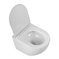 Унитаз подвесной безободковый с сиденьем и смывом ТОРНАДО BelBagno SFERA-TOR BB046CH-TOR/SC
