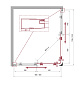 Душевой уголок BELBAGNO UNO-195-AH-2-120/90-CH-CR