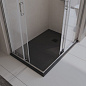 Поддон из искусственного мрамора BelBagno TRAY-MR-UNO-AH-120/80-35-NERO-NO