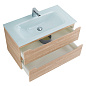 Тумба с раковиной подвесная Belbagno ETNA 800, Rovere Bianco, 810х460х515, ETNA-800-2C-SO-WO-P/BB810/465-LV-VTR-BL