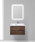 Тумба с раковиной подвесная BelBagno Marino 750, Rovere Moro, 750x450x500, MARINO-750-2C-SO-RW-P/BB750/450-LV-MR-PR