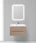 Тумба с раковиной подвесная BelBagno Marino 800, Capucino Lucido, 800x450x500, MARINO-800-2C-SO-CL-P/BB800/450-LV-MR-AST