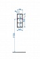 Шкаф навесной Эстет Dallas Luxe 300*130*700, левосторонний, ФР-00001951