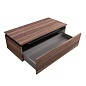 SLIDER Тумба нижняя с одним выкатным ящиком, Орех дымчатый 800x480x315, SLIDER-800-1C-PI-NA-P