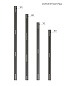 Душевой лоток CEZARES LUX-LD-70-GM 70см,оружейная сталь