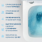 Унитаз подвесной безободковый с сиденьем и смывом ТОРНАДО BelBagno DUE-TOR BB5171CH-TOR/SC