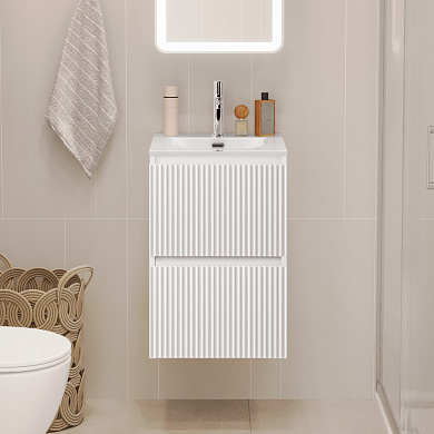 Тумба под раковину подвесная BelBagno UNO-MINI-400-2C-SO-BO