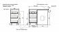 Комплект мебели для ванной комнаты напольный Эстет Dallas Luxe 1100х482, 3 ящика, левосторонний