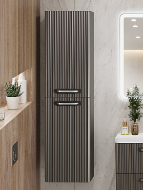 Шкаф подвесной BelBagno DUE-1500-2A-SC-GM-P+RS333CP.4/160