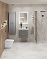 Тумба подвесная с керамической раковиной, Belbagno DUE, 50 см, Сатин DUE-500-2C-SO-SAT-P+BB-8076-3-50+RS333CP.4/160
