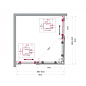 Душевой уголок BELBAGNO MARINO-2-A-2-90-C-CR