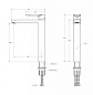 Смеситель для раковины высокий CEZARES STYLUS-LC-NOP-W0